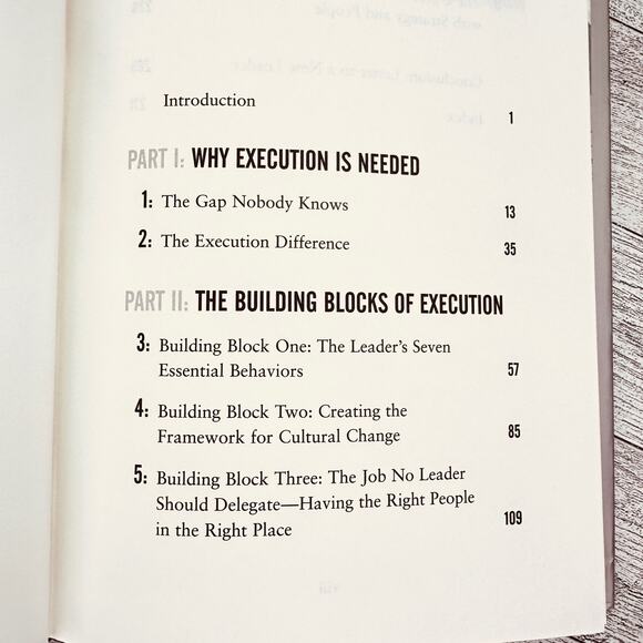 Execution: The Discipline of Getting‎ Things Done by Larry Bossidy, Ram Charan - Picture 3 of 15